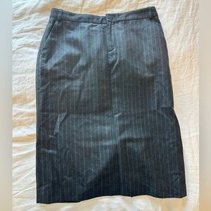 Banana Republic- Classic Black Pinstripe Skirt